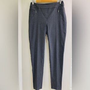 Soho Apparel Women's Black and White Checkered Straight Leg Pants